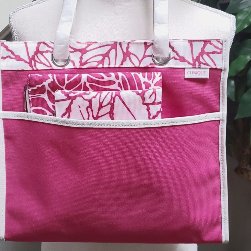 Clinique 3 piece bag set